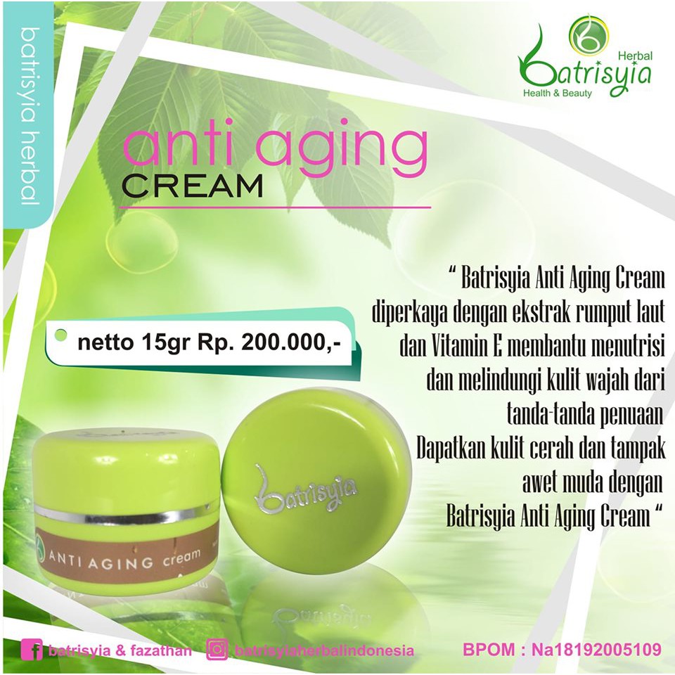 Batrisyia Herbal Anti Aging Cream