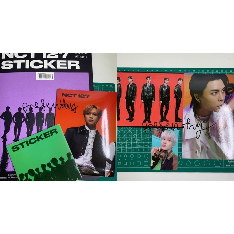 pc jungwoo teropong sticker postcard johnny sticker johnny album only sticker