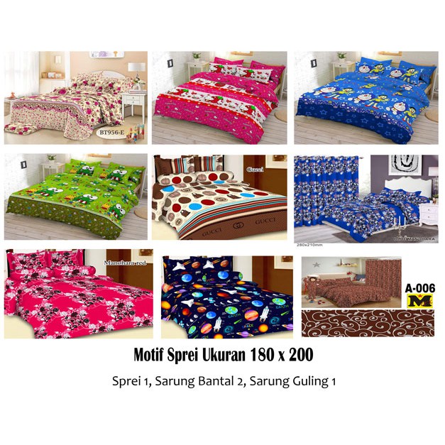 Sprei Home Made Ukuran 180 X 200