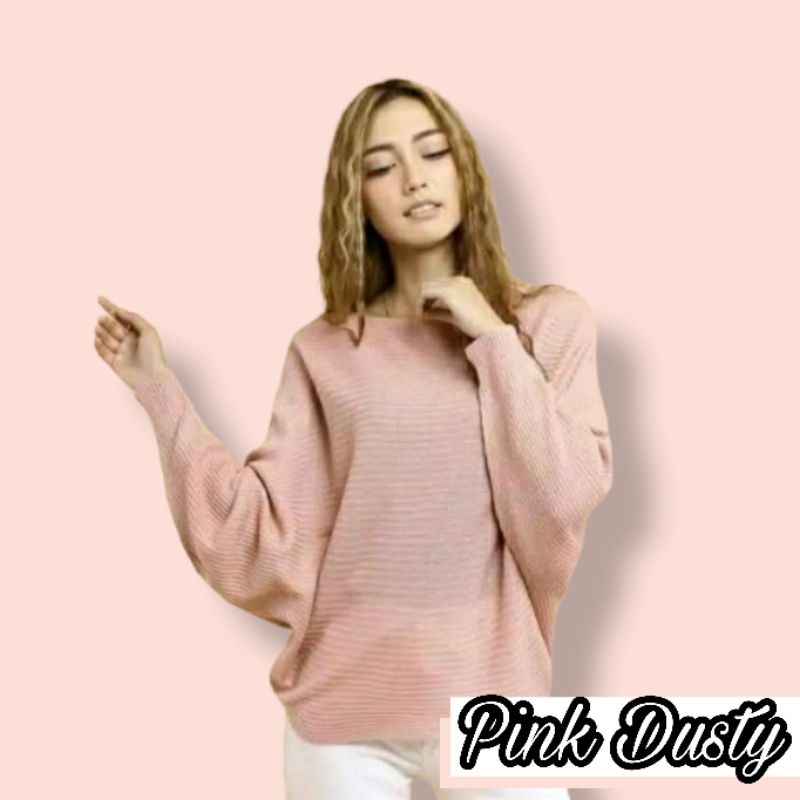 BATWING LASPERAL KNIT BLOUSE RAJUT POLOS OVERSIZE WANITA BAJU KALONG RAJUT WANITA BAJU RAJUT WANITA OUTER RAJUT WANITA ATASAN RAJUT WANITA TERLARIS TERLAKU TERMURAH TERBAIK COD KEKINIAN TRENDING VIRAL ISCO PUSAT GROSIR PRODUK RAJUT KNIT ONLINE TERBESAR-8