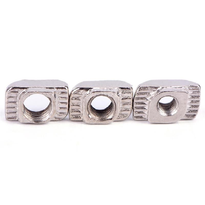 T-Slot Aluminium Carbon Steel Tipe M5 T Slot Nuts 10x6x4,5mm *2LB06