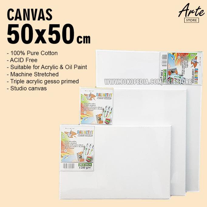 

SALE KANVAS LUKIS BALI ARTIST 50X50 CM PERALATAN MELUKIS ART SET MENGGAMBAR