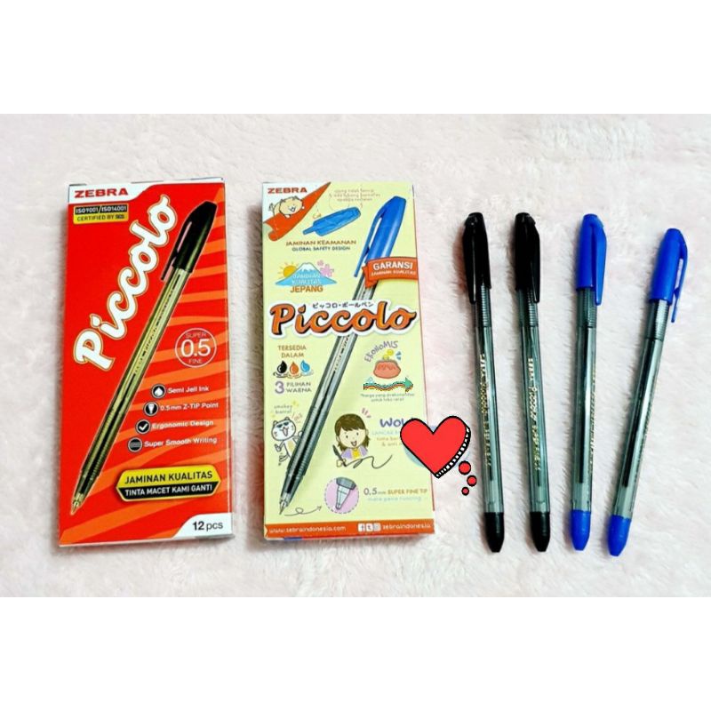 

Bolpoin Zebra Piccolo 0.5 Hitam Biru