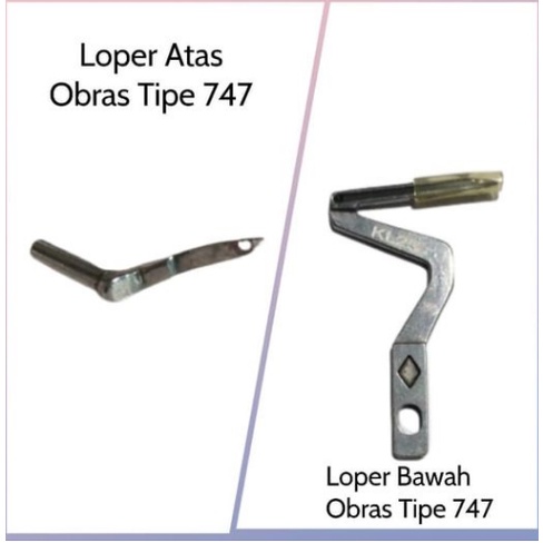 set loper obras/atas bawah/aksesoris/elektronik/mesin jahit/mesin obras/siruba/yamata/tipycal/tipe 7