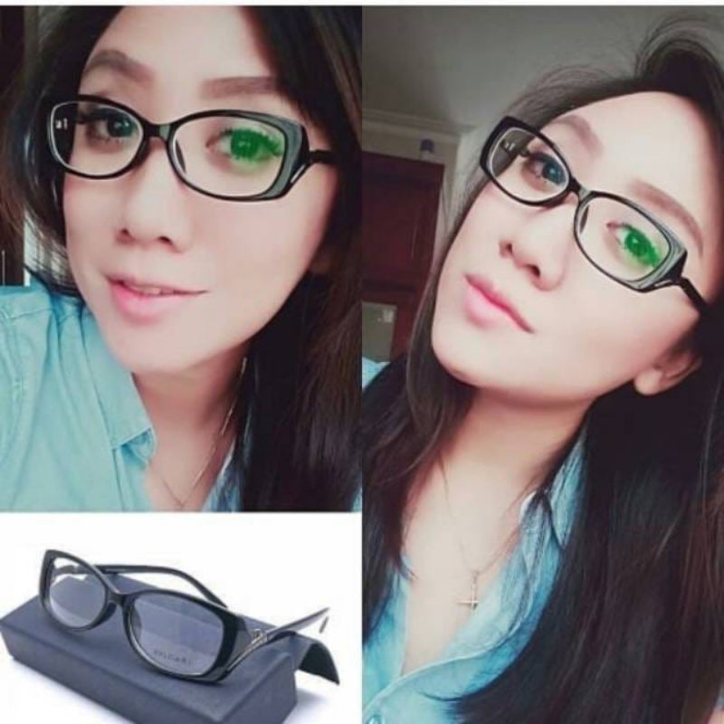 Kacamata baca anti radiasi/kacamata minus wanita