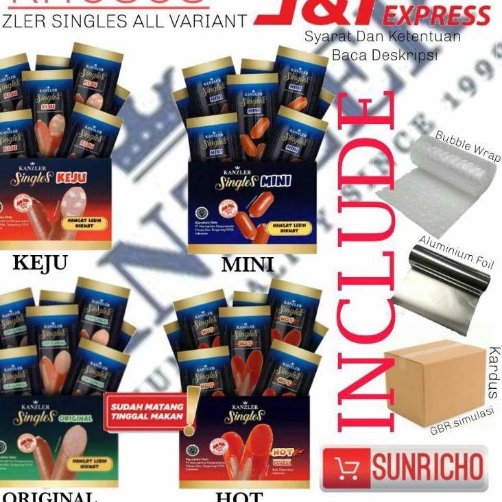 

WF9 Sosis Kanzler Singles Hot / keju / mini / original 1 Box isi 12 pcs G8 Ready Stok｀
