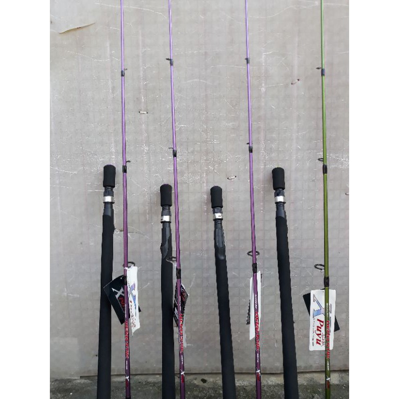 Fishing Rod Joran Pancing Xpuyu Hero Stick Solid Carbon Light jigging Pancing Bagan Laut Murah Cod