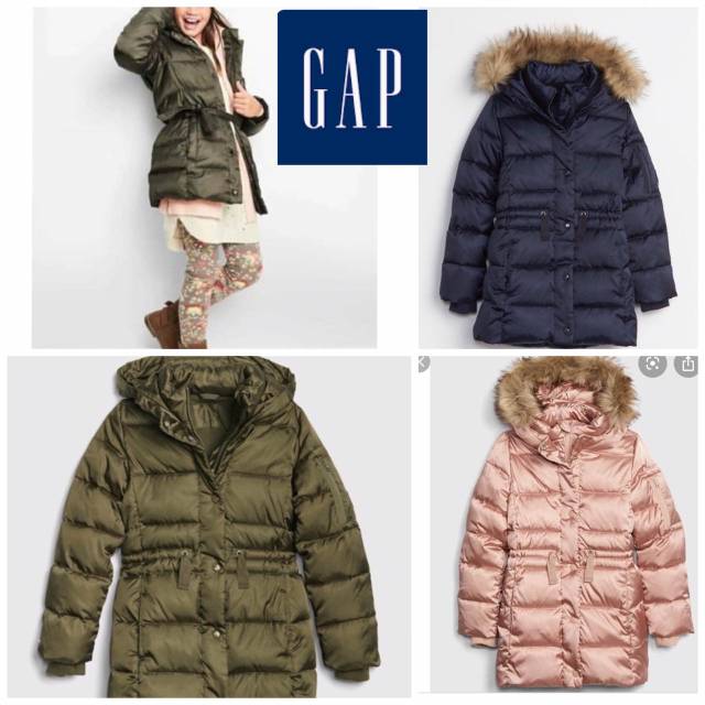 Jaket winter perempuan merk GAP kids sisa ekspor