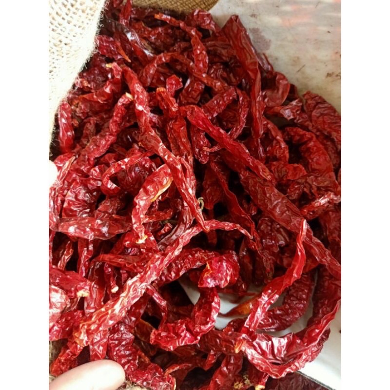 Cabe Merah Kering Keriting wonderhot dan sanam 500 gram 1/2 Kilogram Import! TANPA TANGKAI Fresh!!!