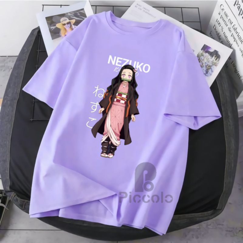 baju kaos anak anak Kitana Kimetsu No Yaiba / Baju Kaos Demon Slayer Nezuko Zenitsu t shirt