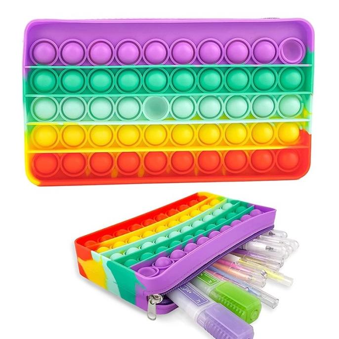 

TERBARU Kotak Pensil Pop It Pelangi Rainbow Pencil Case Tempat Alat Tulis/TEMPAT PENSIL AESTHETIC/TEMPAT PENSIL ANAK PEREMPUAN/TEMPAT PENSIL LUCU/TEMPAT PENSIL 3D/TEMPAT PENSIL TRANSPARAN/TEMPAT PENSIL LUCU/TEMPAT PENSIL KOREA/TEMPAT PENSIL KAIN/TEMPAT