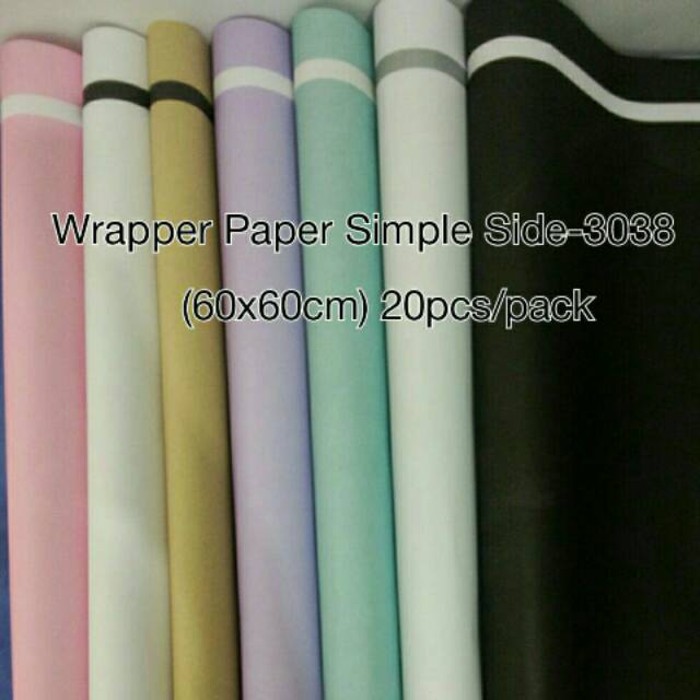 

Kertas bunga / list segi / wrapper paper