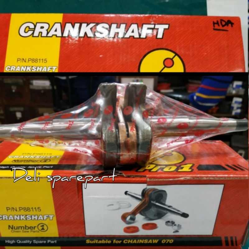 Pro1 CRANKSHAFT assy kruk as kro as komplit mesin chainsaw sinso besar 070 pro1