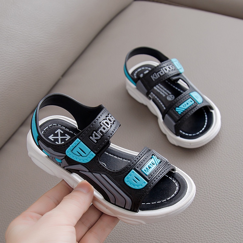 HappyOliver KINDDO ROBOT Sandal gunung Sepatu Sandal Anak Laki Laki Bahan PU Model Lucu 2-6 Tahun Import