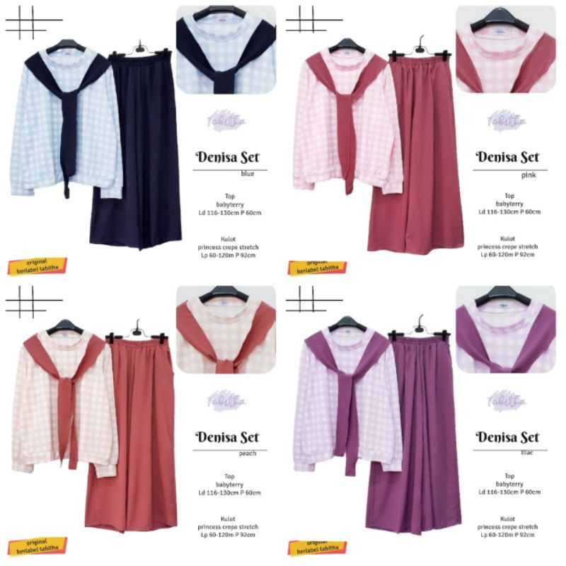 DENISA SET BY TABITHA||BABYTERRY LD 116-130 PB 60 LP 60-120 PJ 92