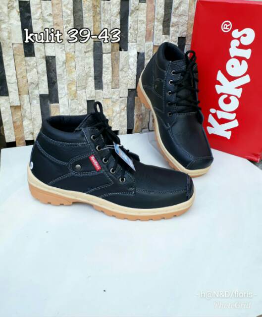 Sepatu kickers kulit #3