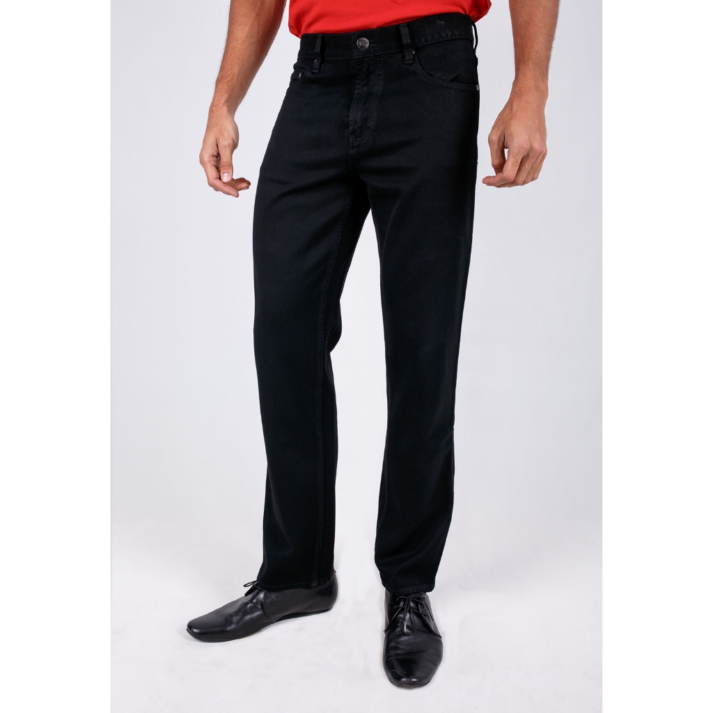 LGS - Celana Jeans - Celana Panjang Pria - Hitam - Regular Fit - LEJT.052.388V.045.7C
