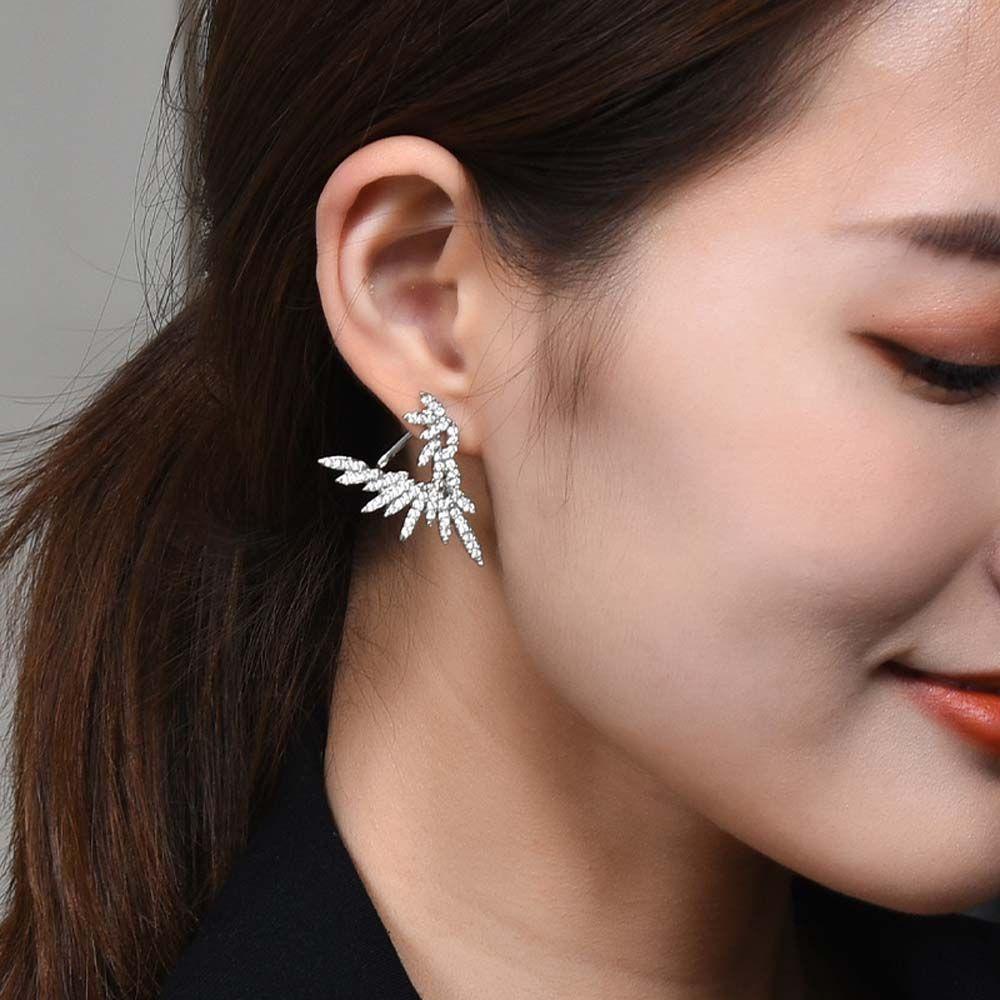 Mxbeauty Anting Wanita Kepribadian Retro Pesta Berlian Imitasi Temperamen Lady Stud Earrings