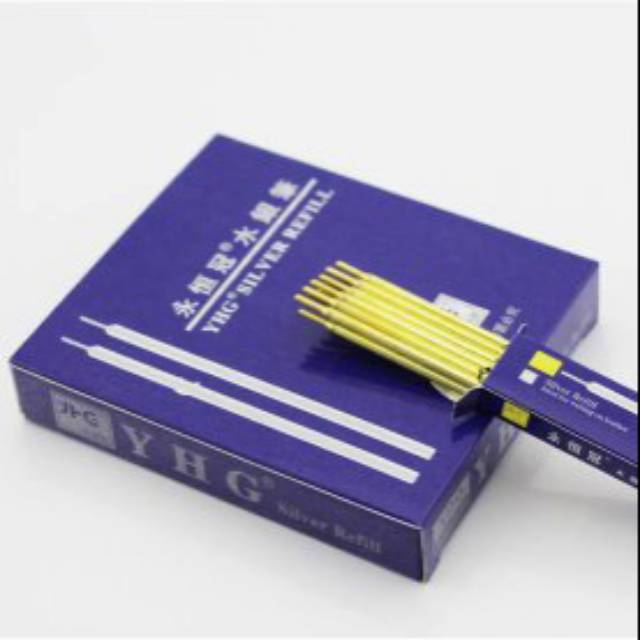

Silver Pen for Leather Refill Pulpen Silver Pola Kulit Pena Silver YHG