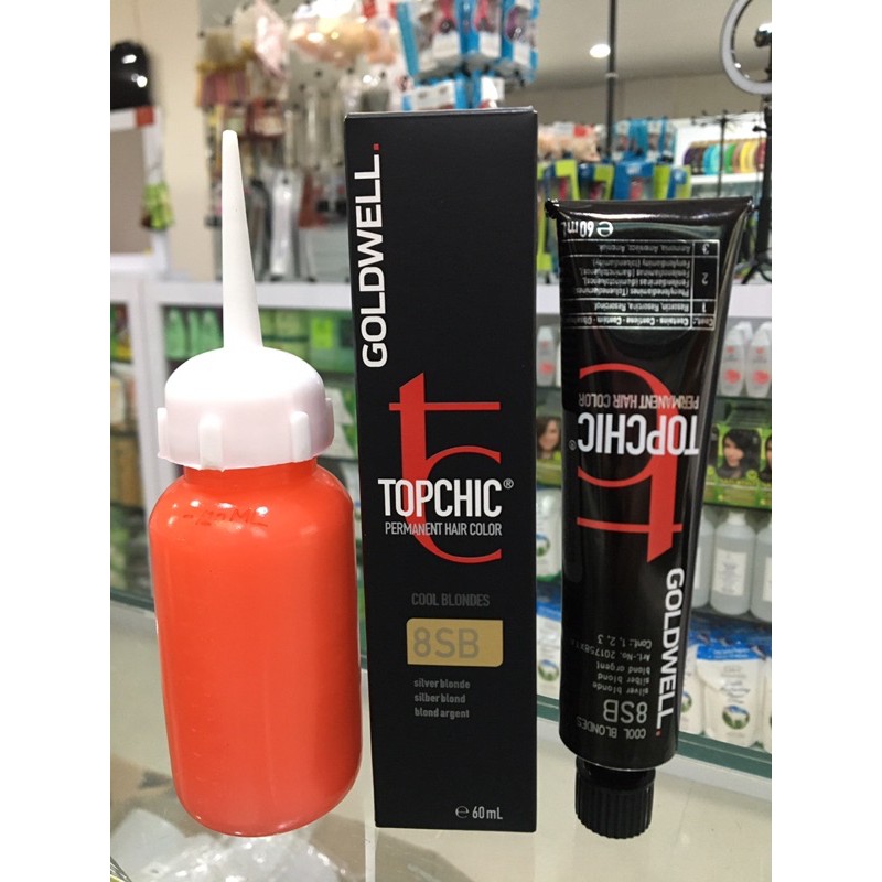 Goldwell Topchic Hair Color 60ml &amp; Oxydant 120ml Kode 8SB