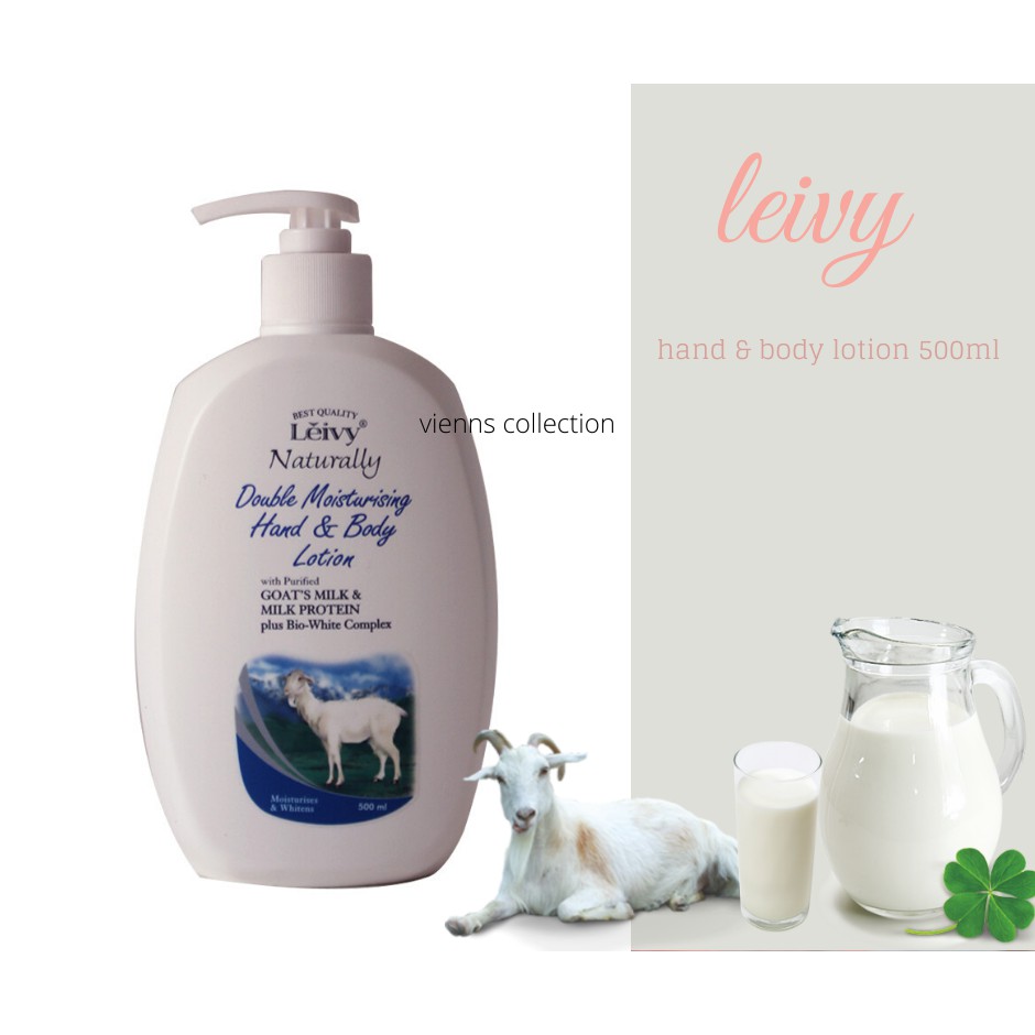  body  lotion susu kambing  Leivy Naturally Double 