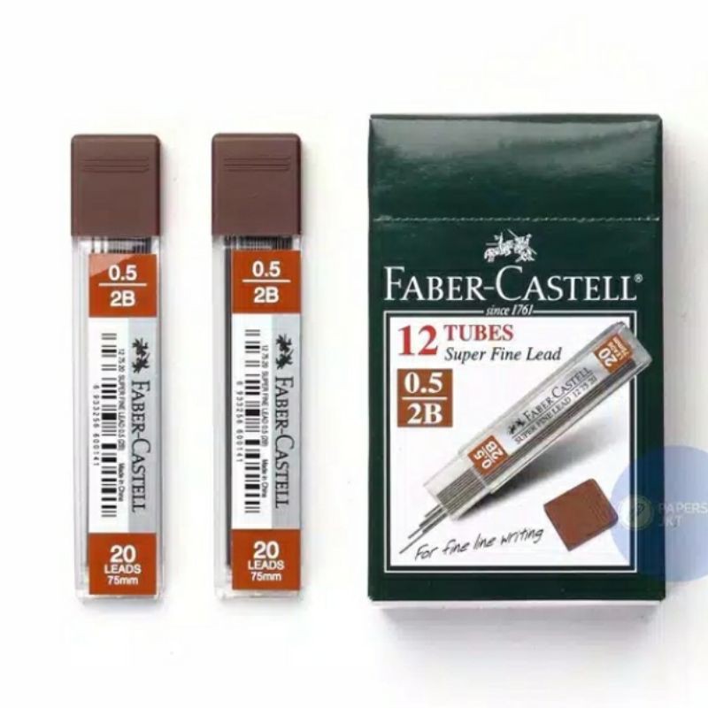 

Faber Castell - Refill/Isi Ulang Pencils Mekanik 0.50mm 2B (pcs)