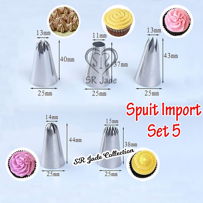 

KUE-PENGHIAS-ALAT- SPUIT KUE IMPORT SET SPUITE BUTTER CREAM ALAT PENGHIAS DEKORASI KUE -ALAT-