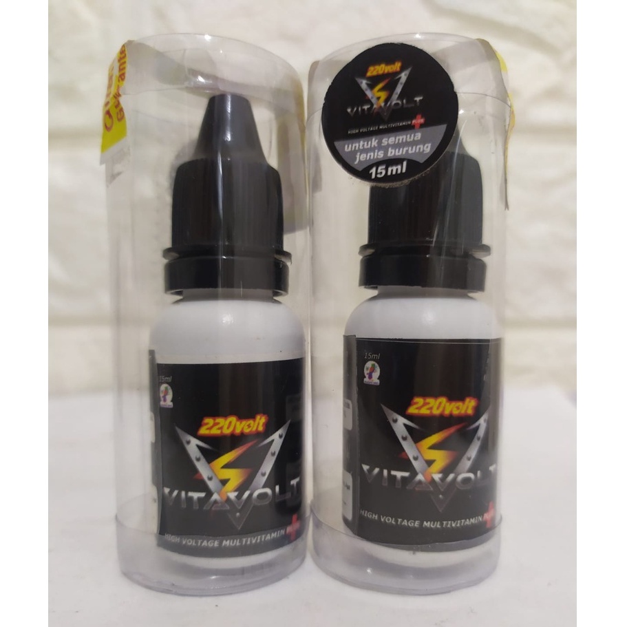 220 Volt Vita Volt multivitamin penggacor burung pleci murai kacer