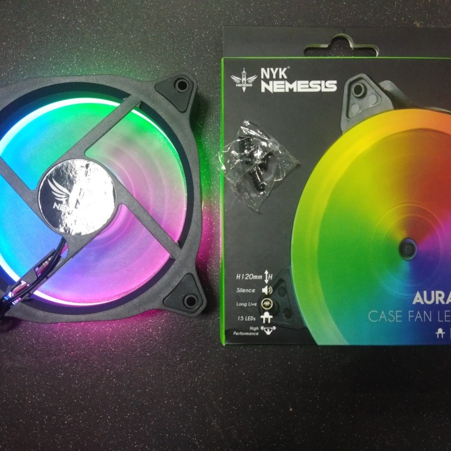 Nyk Nemesis Aura RGB Fan Case Led Ring / Fan Aura RGB Nyk