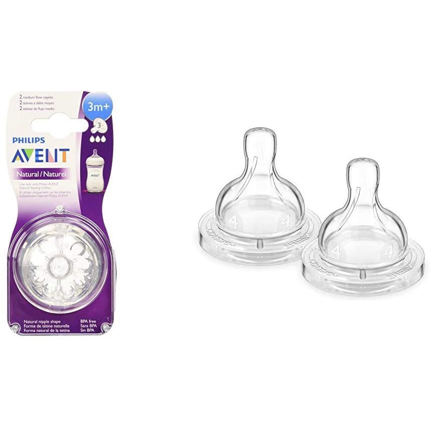 Makassar ! Philips Avent Natural Feeding Nipple / Teat  ( ISI 2 PCS )