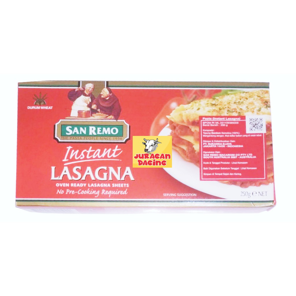 

Pasta San Remo Lasagna