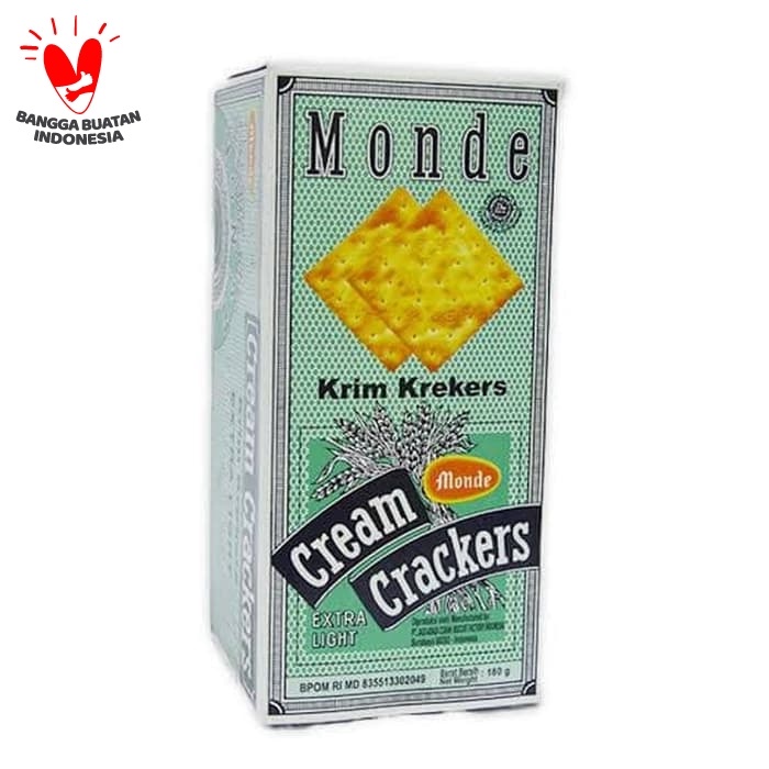 

Wafer-Biskuit- Monde Cream Crackers 180Gram -Biskuit-Wafer.