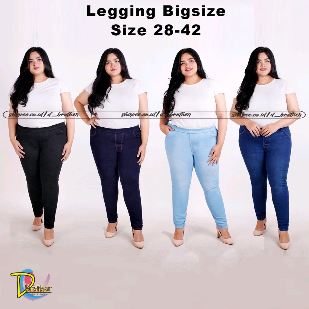 (31-42) RHIANA JEGGING JEANS JUMBO BIG SIZE WANITA CHUBBY | Legging Jeans Jumbo Jeans Skinny Big Size Jegging Jeans Melar