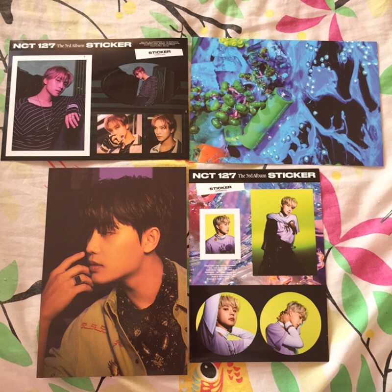 nct 127 sticker album album sticker nct 127 sticker jungwoo haechan taeil
