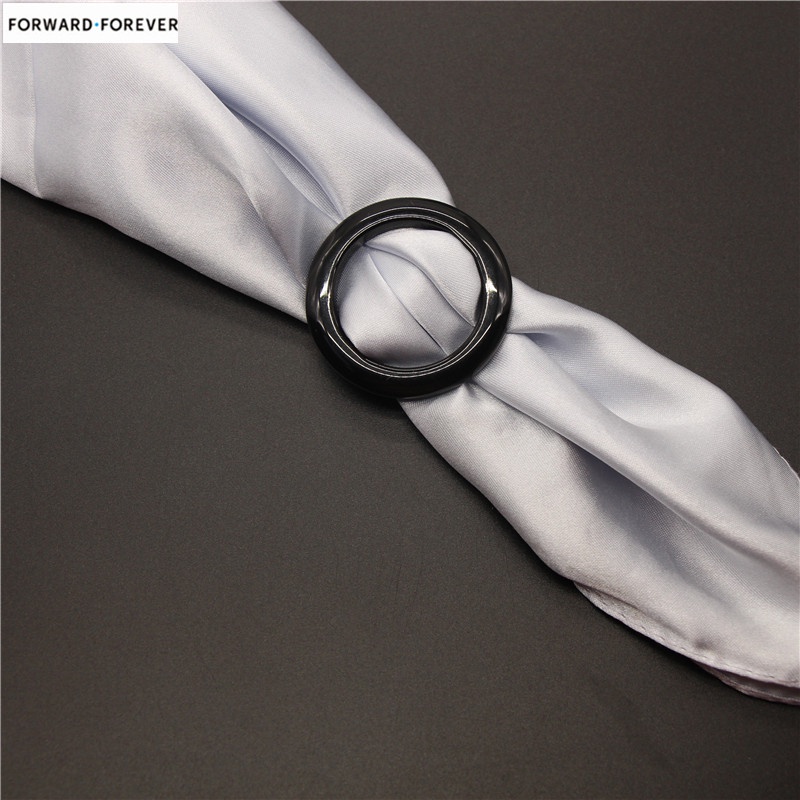 Stylish and generous multifunctional decorative silk scarf buckle