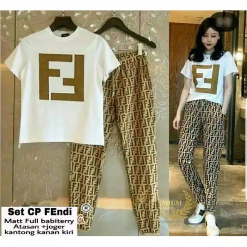 ST CP FENDI / SETELAN WANITA / ATASAN & CELANA / 503 kw