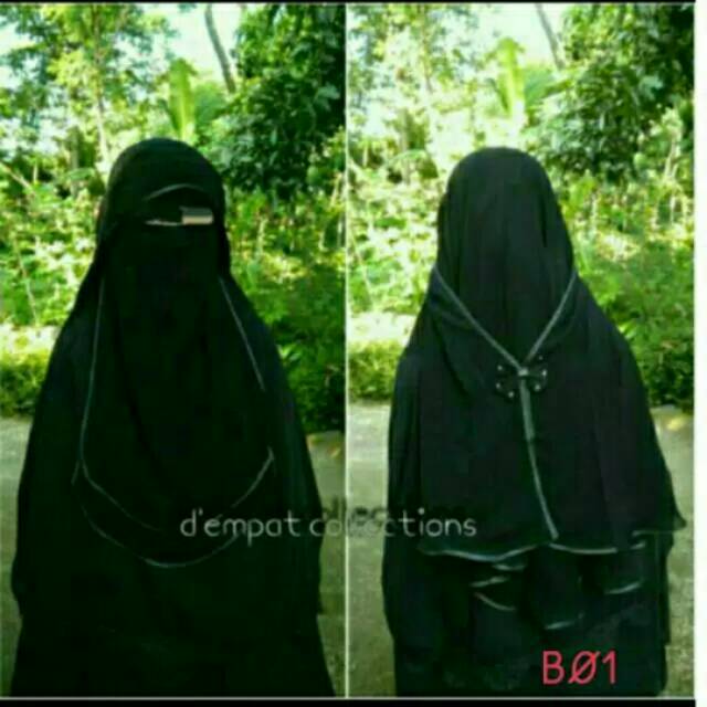 Niqab butterfly List Warna