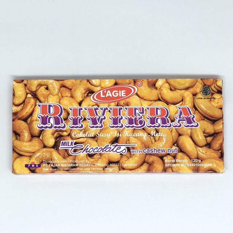 

Lagie Cokelat Riviera 3pcs Kemasan 120gr