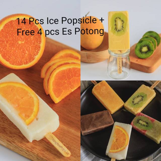 

King A 14 Popsicle + 4 free Es Potong