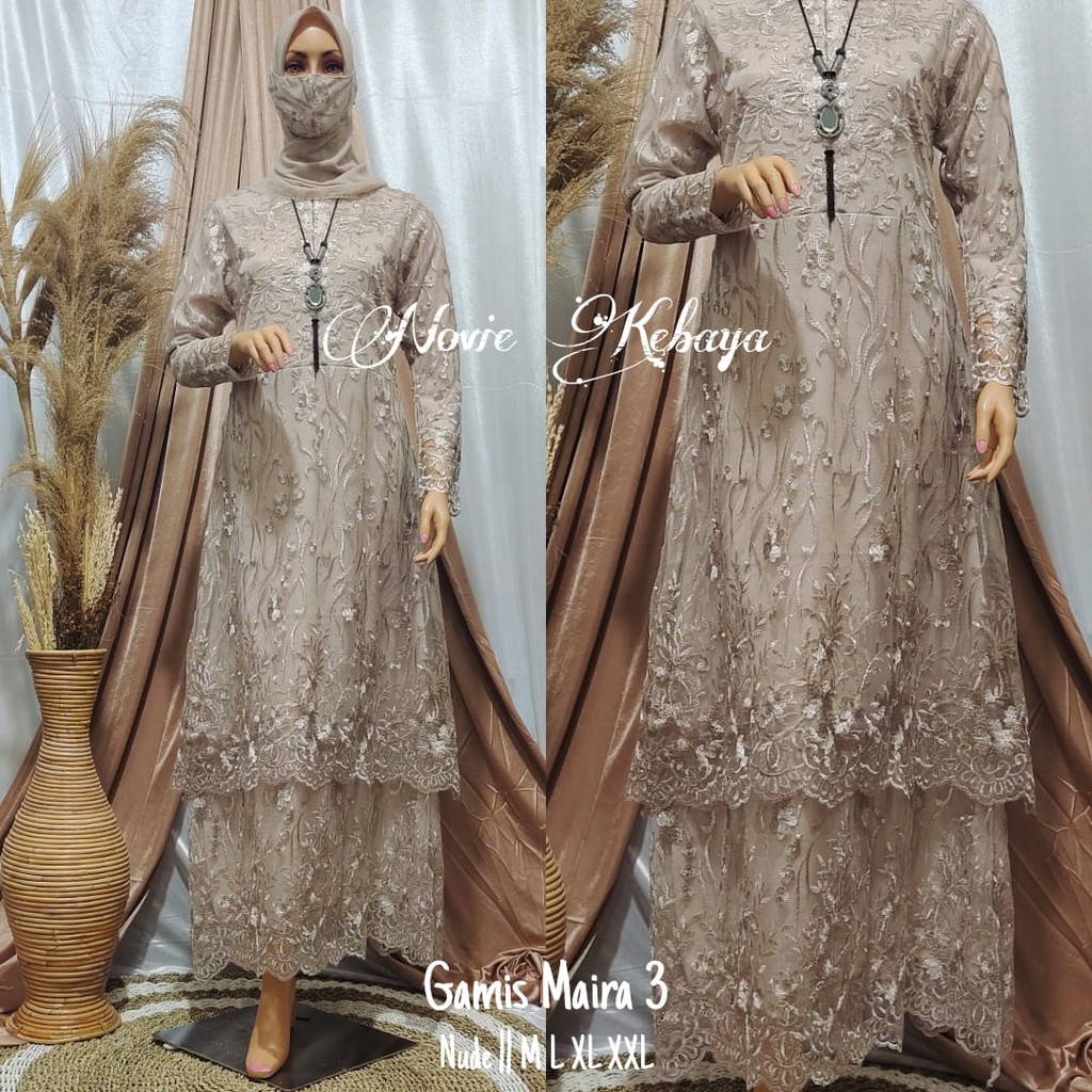 Gamis Tingkat  / Gamis Pesta Mewah / Gamis Modern / Gamis Brukat / Kebaya Modern / Gamis Busui