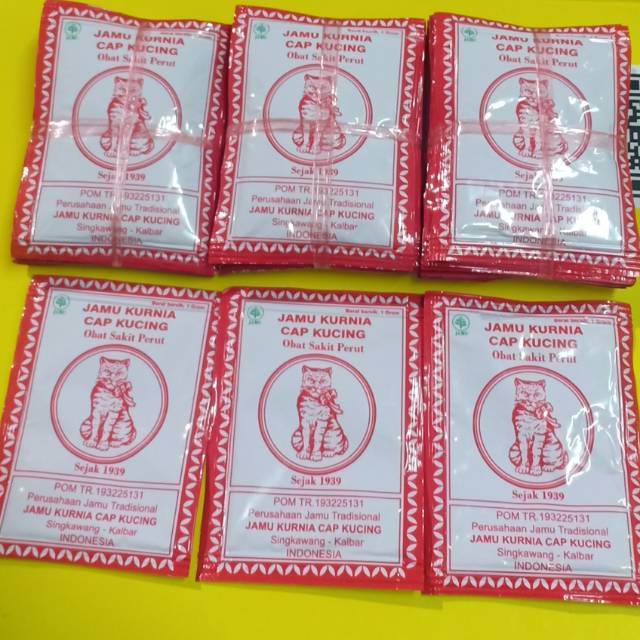 JAMU CAP KUCING (KIU KIP TAN) OBAT SAKIT PERUT