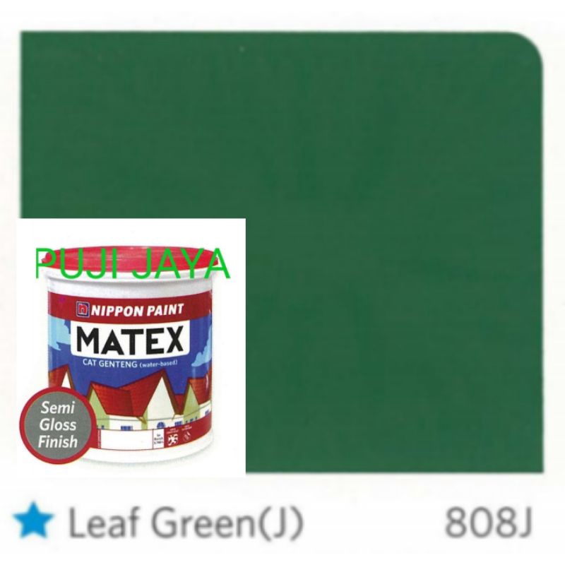 Cat genteng Matex Leaf green(J) 808J (2,5liter)