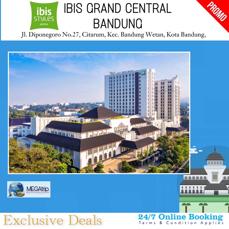 Voucher IBIS GRAND CENTRAL BANDUNG HOTEL