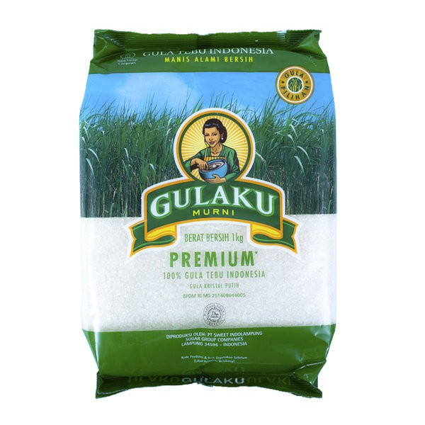 

GULAKU Premium Hijau 1kg - Gula Kristal Putih Alami