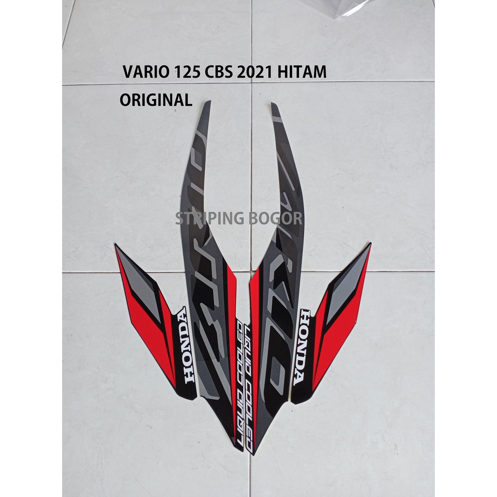 Sticker Motor Honda Vario 125 CBS 2021 Hitam