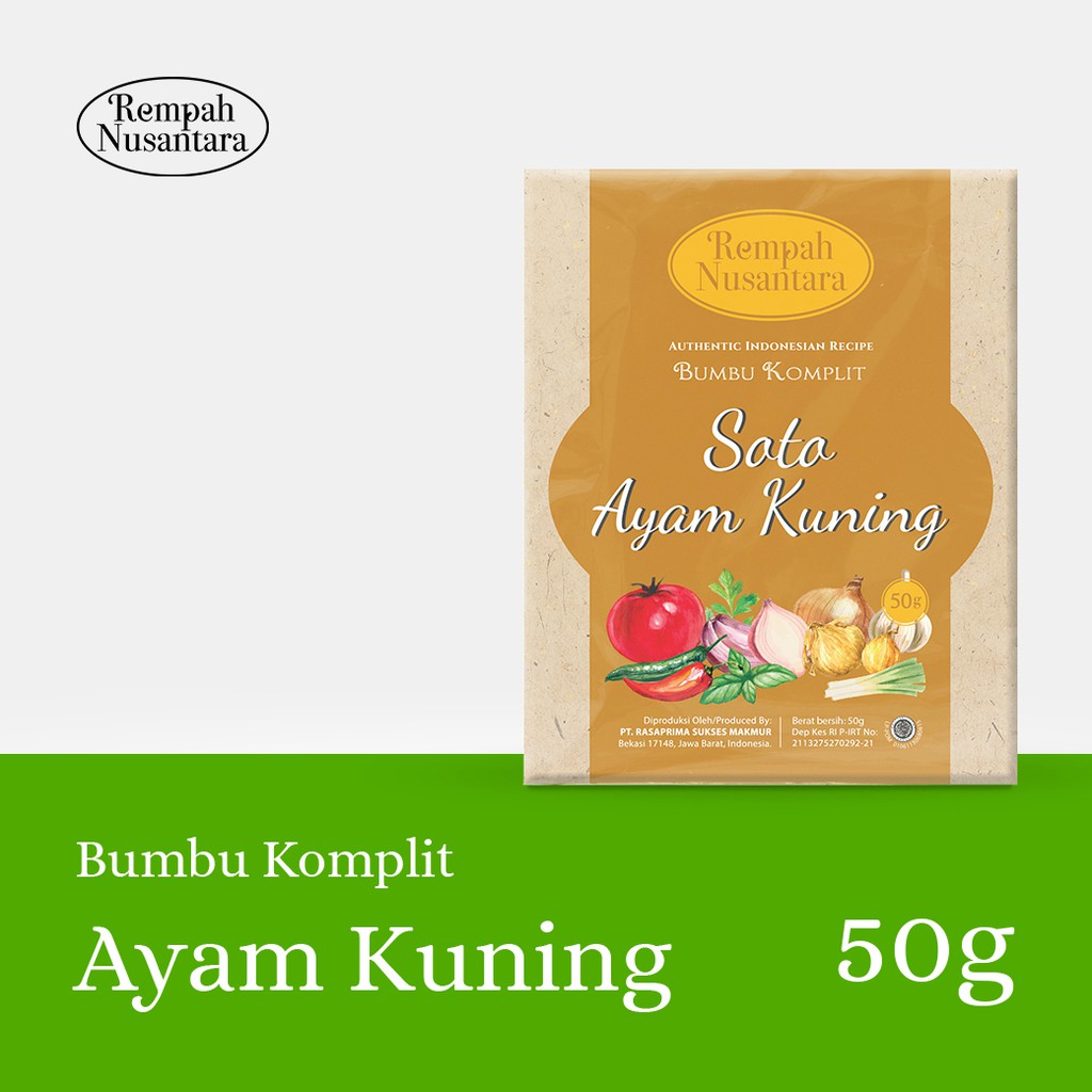 

Seriboe Rempah Nusantara Soto Ayam Kuning Rempah Nusantara 60 Gram