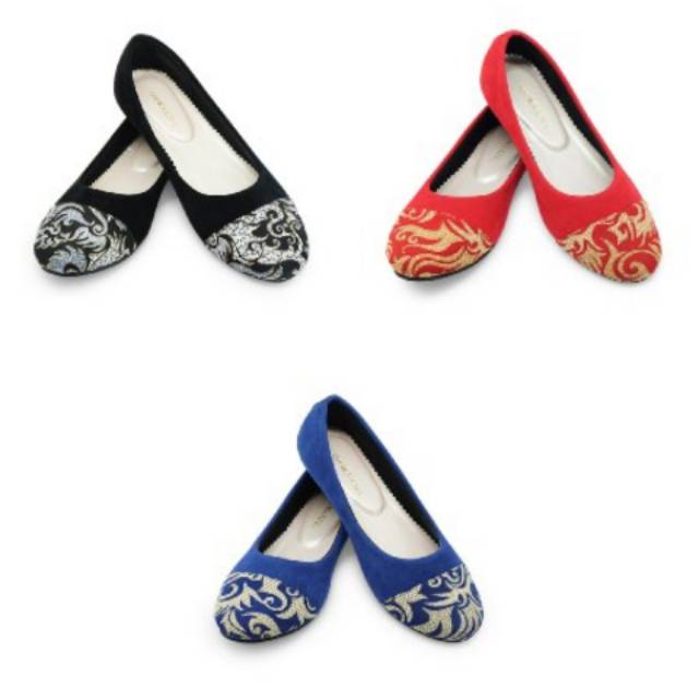 Flat Shoes Etnik The Warna