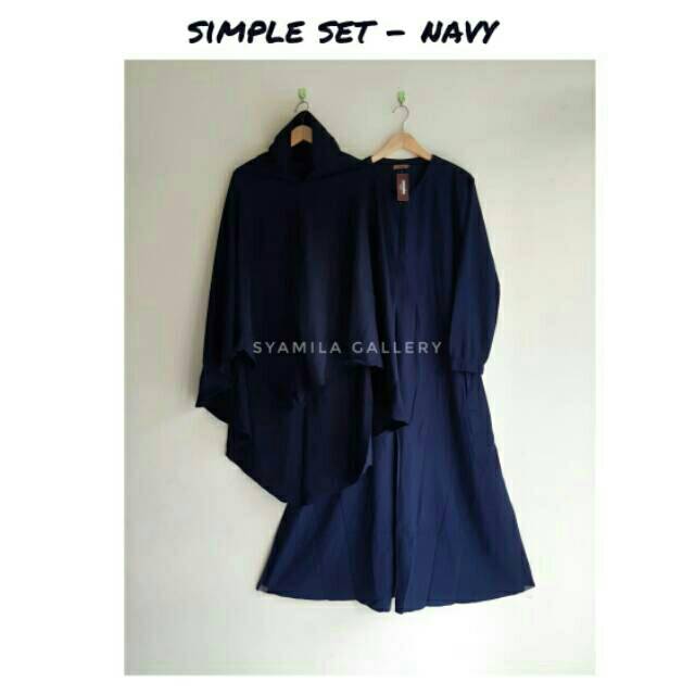 Gamis Zanuba Hitam XL