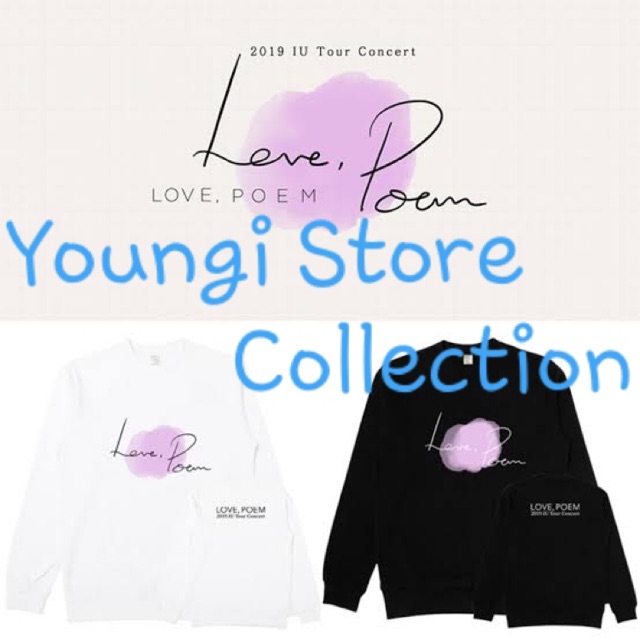 SWEATER BASIC IU LOVE POEM CONCERT 2019 KPOP IMPORT QUALITY