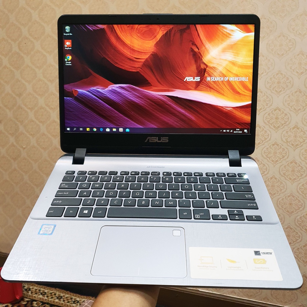 Jual Laptop Asus Vivobook Core I3 GEN 7 RAM 4GB HDD 1TB 14INCH MULUS ...